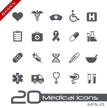 Medical Icons // Basics clipart