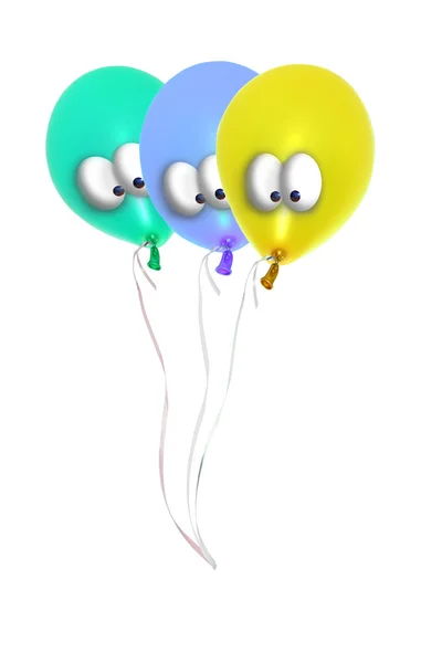 漫画气球 — 图库照片