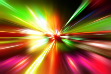 Colorful radial radiant effect clipart