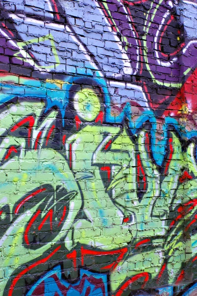 Графіті стіна — стокове фото