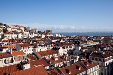 Lizbon baisha kuş görünümü Panoraması