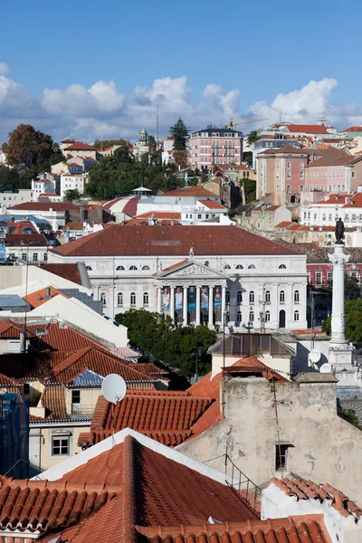Panorama da vista das aves de Lisboa — Fotografia de Stock