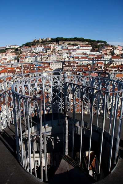 Elevador de Santa Justa em Lisboa — Fotografia de Stock