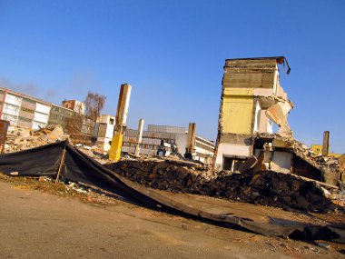 bir yapı madencilik yerleşim kalıntıları