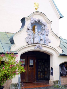 Entrance to the chapel of grace Altotting, Bavaria clipart