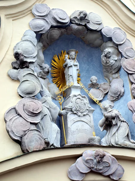 Ingang van de kapel van grace altotting, Beieren — Stockfoto