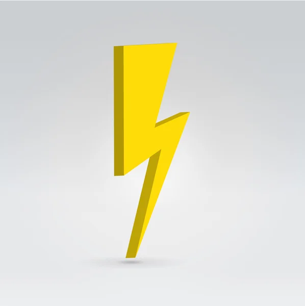 stock vector Lightning symbol