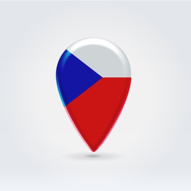 Geo location national point label clipart