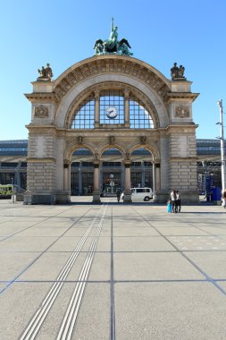 Lucerne tren istasyonu swizerland