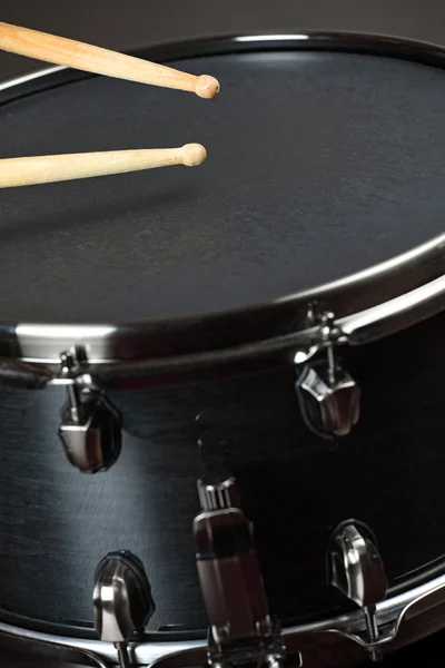 Hout snare drum — Stockfoto
