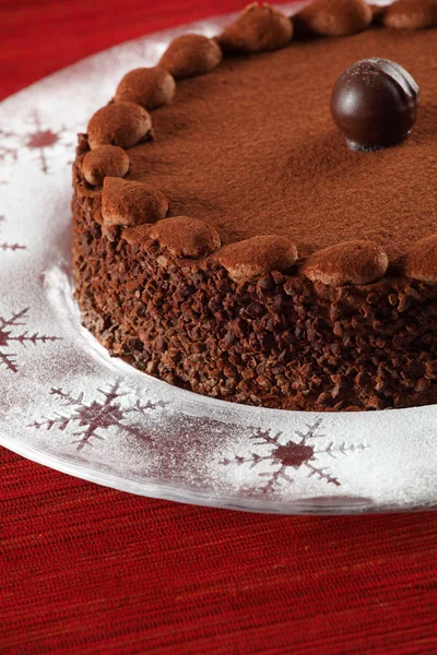 Kue coklat truffle — Stok Foto
