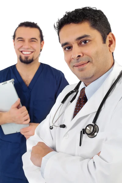 Profissionais médicos sorridentes — Fotografia de Stock