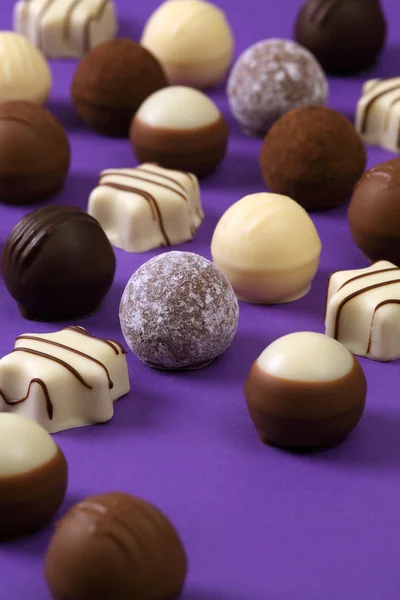 stock image Chocolates and truffles