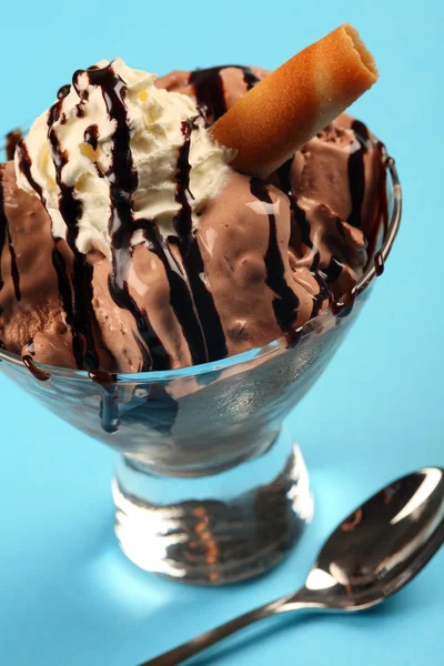 Chocolate ice cream — Stock Photo, Image