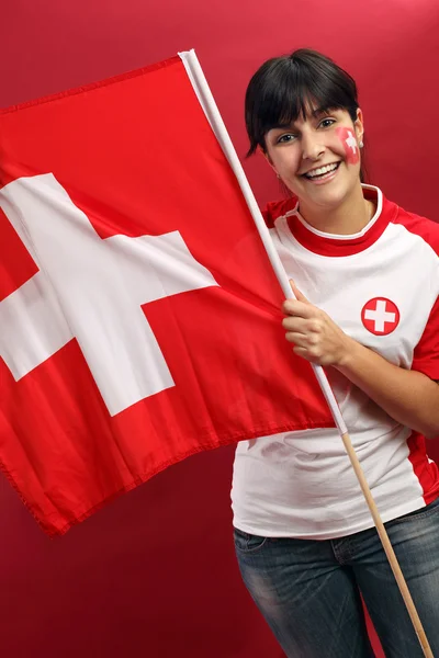 スイスのファン — ストック写真