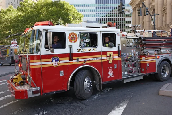 Motor de incêndio em New York — Fotografia de Stock