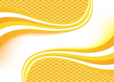 Vector honey background clipart