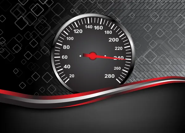 Vector car speedometer. Abstract background — Stock Vector