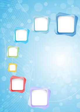 Abstract blue background clipart