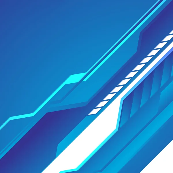 Hi-tech sfondo blu — Vettoriale Stock