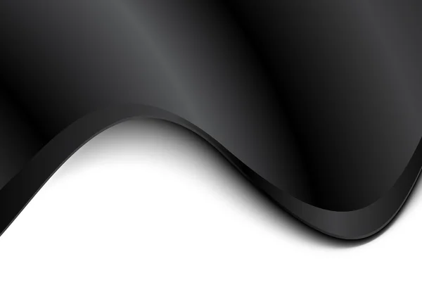 ブラック ライトの波のベクトルの背景 — ストックベクタ