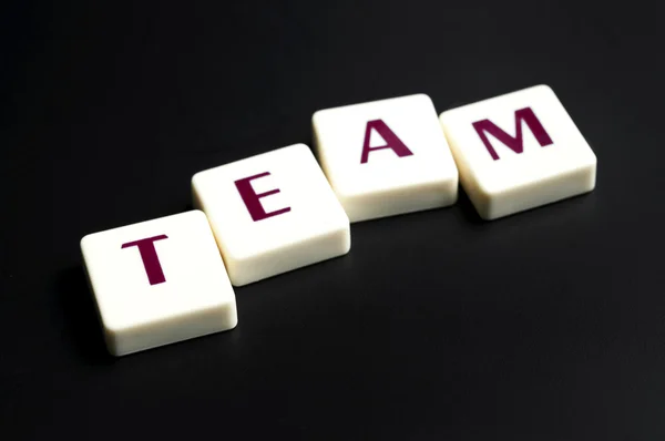 Team word made by letter pieces — Stock Photo, Image