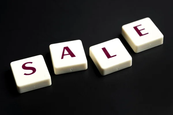 Sale word made by letter pieces — Stock Photo, Image