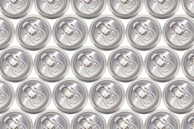 Many cans of cold beer clipart