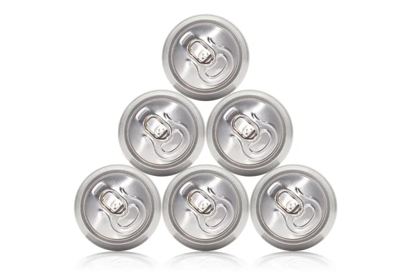Many cans of cold beer — Stock Photo, Image