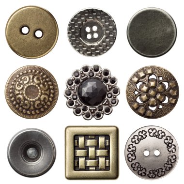 Vintage buttons clipart