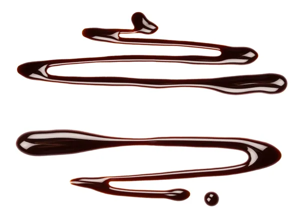 Choklad droppar — Stockfoto