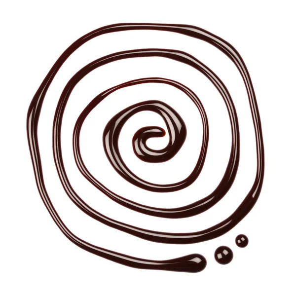 Шоколадный вихрь — стоковое фото