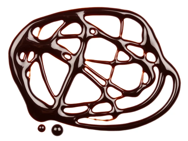 Krople czekolady — Zdjęcie stockowe