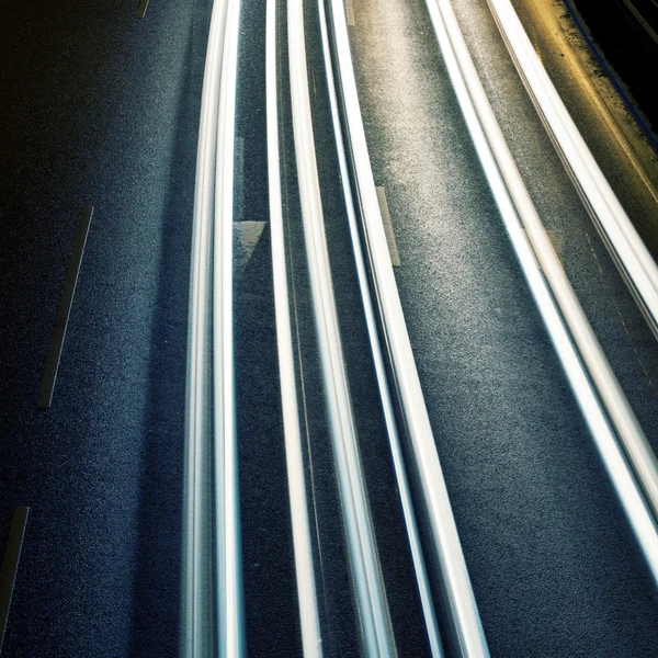 Nachtstraße — Stockfoto