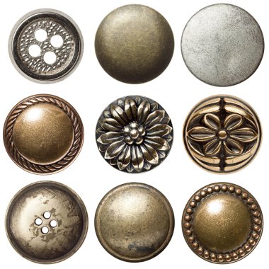 Vintage buttons clipart