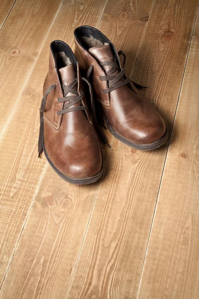 Bruna skor — Stockfoto