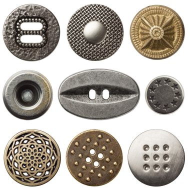 Vintage buttons clipart