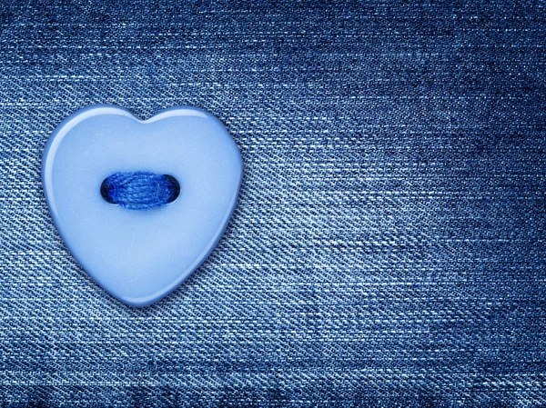 Botão de coração — Fotografia de Stock