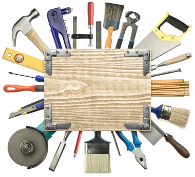 Carpentry background clipart