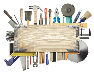 Carpentry background clipart