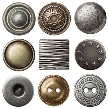 Vintage buttons clipart