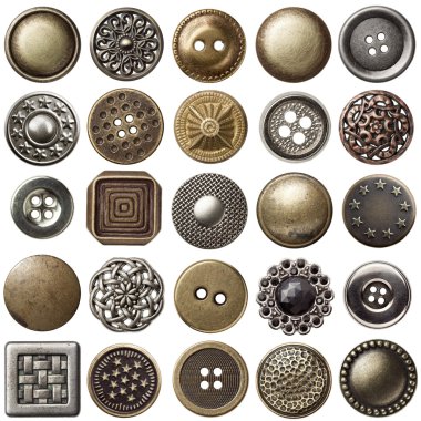 Vintage buttons clipart