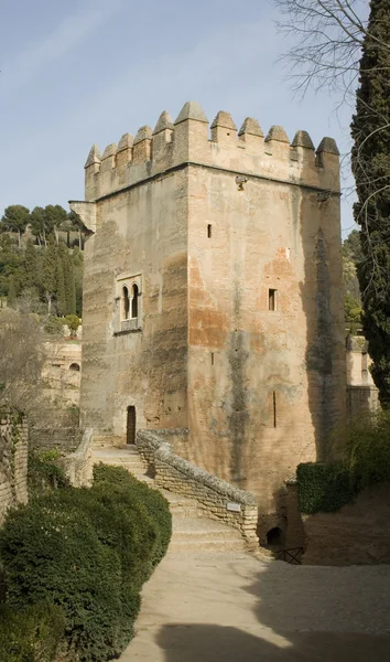 Toren in granada Spanje — Stockfoto