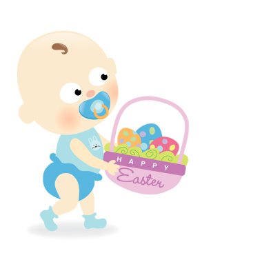 Easter baby clipart