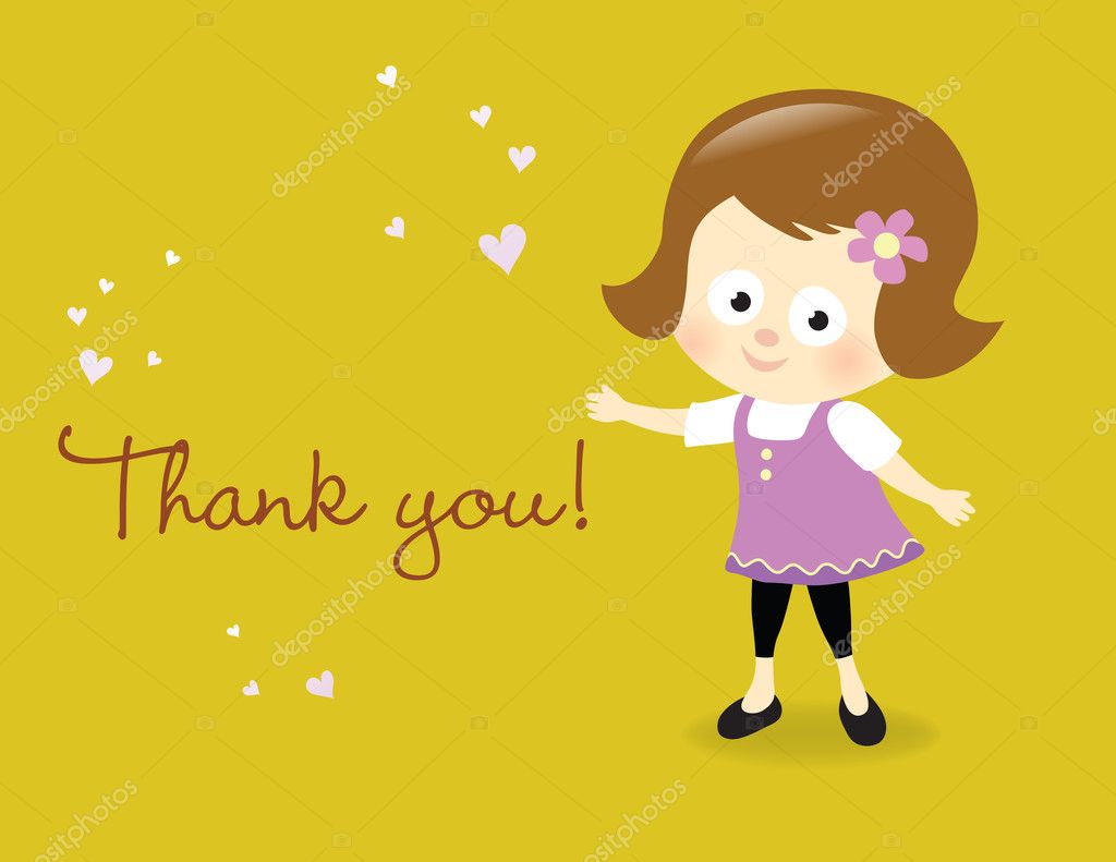 saying thank you clipart