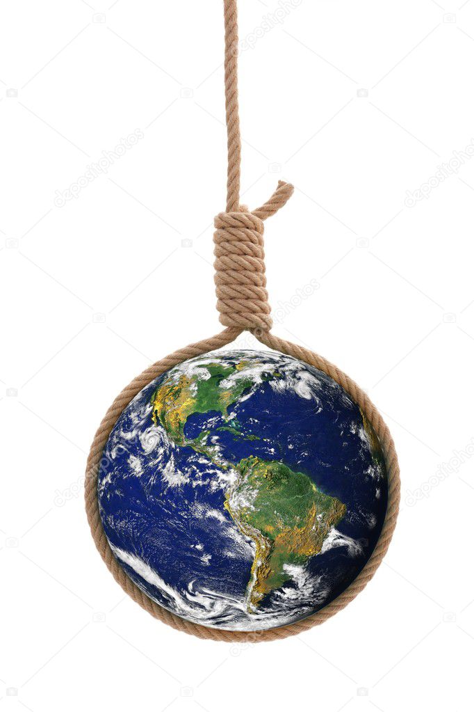 Earth in gallows rope
