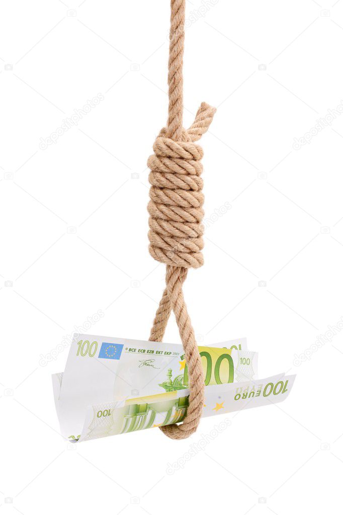 Money in gallows rope