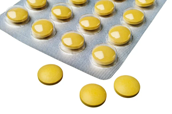 Kerek tabletták — Stock Fotó