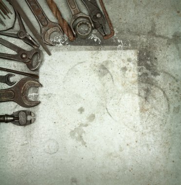 Old tools clipart