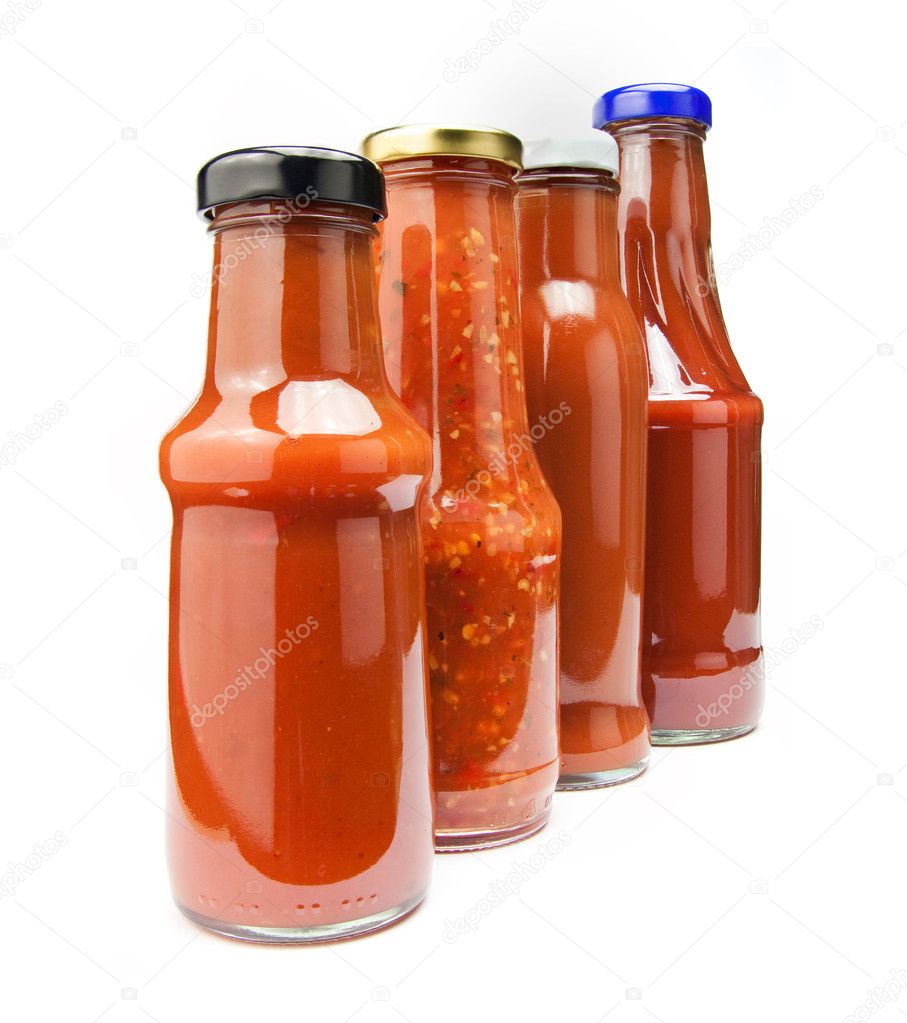 Ketchup bottles